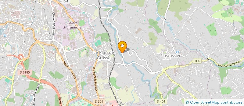 localisation de l'entreprise LA COLLE BLANCHE à GRASSE