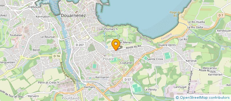 localisation de l'entreprise LA COLLECTE  DOUARNENEZ