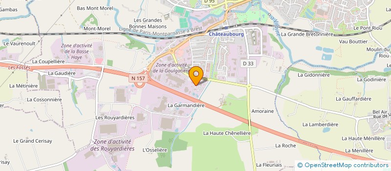 localisation de l'entreprise LA COLLECTE MEDICALE à CHATEAUBOURG
