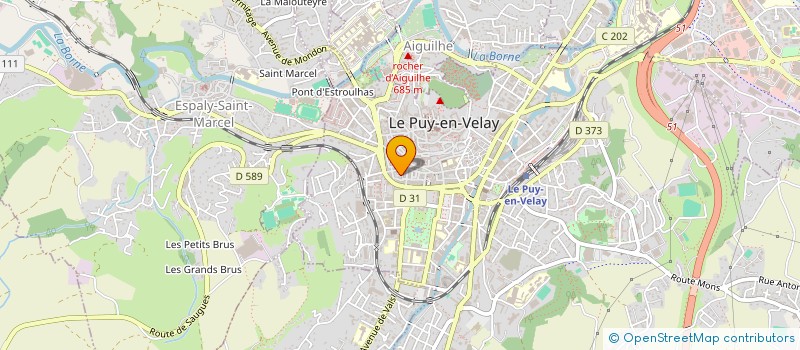 localisation de l'entreprise LA COLLECTE PONOTE  LE PUY-EN-VELAY