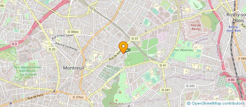 localisation de l'entreprise LA COLLECTERIE à MONTREUIL