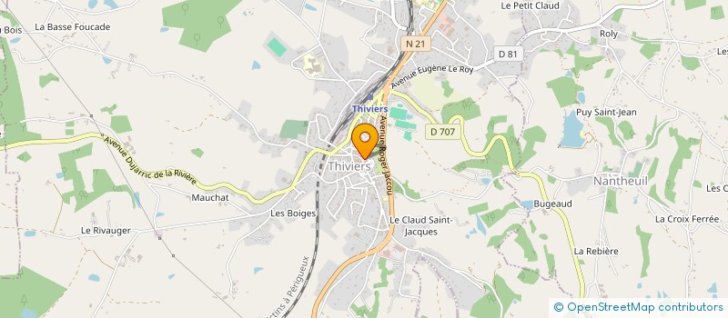 localisation de l'entreprise LA COLLECTION à THIVIERS