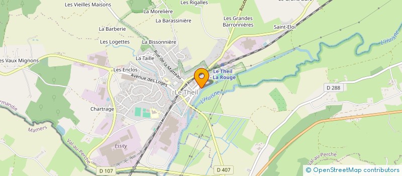 localisation de l'entreprise LA COLLECTIVE FEMINISTE DU PERCHE à VAL-AU-PERCHE