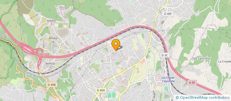 localisation de l'entreprise LA COLLECTIVITE VAROISE POUR LA DETENTE  LA CIOTAT