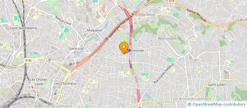 localisation de l'entreprise LA COLLINE à MARSEILLE