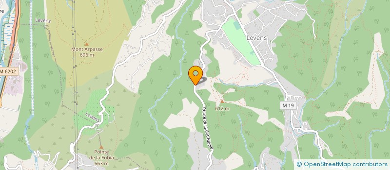 localisation de l'entreprise LA COLLINE  SAINT-BLAISE