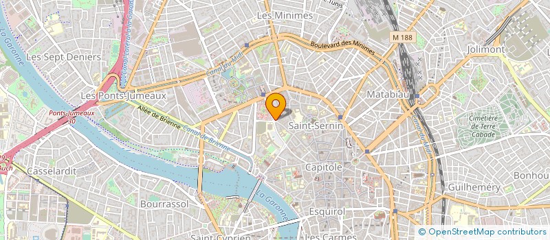 localisation de l'entreprise LA COLLINE à TOULOUSE
