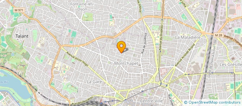 localisation de l'entreprise LA COLLINE à DIJON