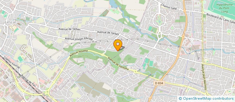 localisation de l'entreprise LA COLLINE  LESCAR