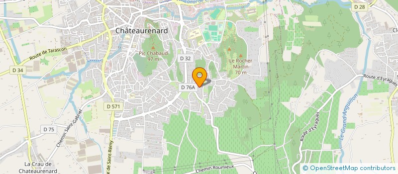 localisation de l'entreprise LA COLLINE à CHATEAURENARD
