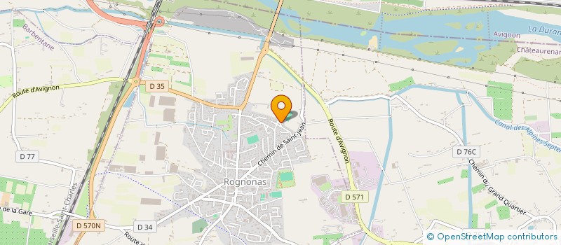 localisation de l'entreprise LA COLLINE  ROGNONAS