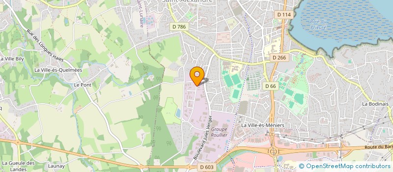 localisation de l'entreprise LA COLLINE  DINARD