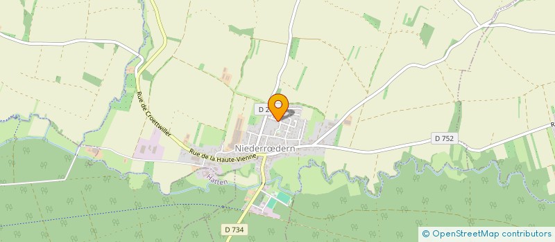 localisation de l'entreprise LA COLLINE  NIEDERRDERN