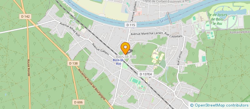 localisation de l'entreprise LA COLLINE CHANTE - ACADEMIE VOIX EN SCENE  BOIS-LE-ROI