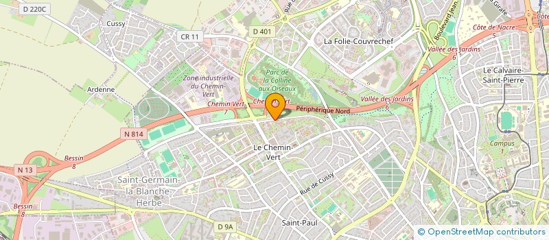 localisation de l'entreprise LA COLLINE DES PANDAS à CAEN