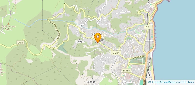 localisation de l'entreprise LA COLLINE DES ROSES à BASTIA