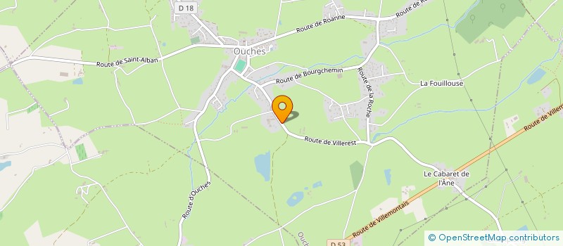 localisation de l'entreprise LA COLLINE DU COLOMBIER à OUCHES