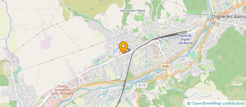 localisation de l'entreprise LA COLLINE DU LUC à DIGNE-LES-BAINS
