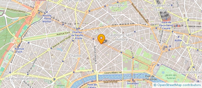 localisation de l'entreprise LA COLLINE INTERNATIONAL à PARIS