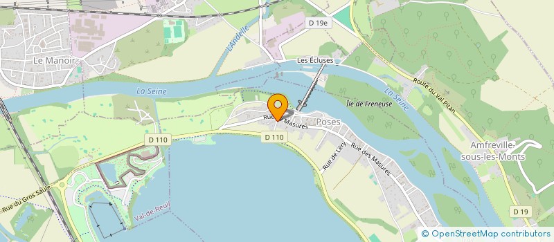 localisation de l'entreprise LA COLO  POSES