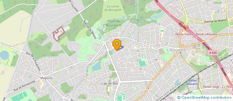 localisation de l'entreprise LA COLOC  PESSAC