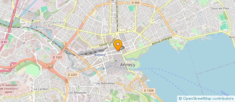localisation de l'entreprise LA COLOC à ANNECY