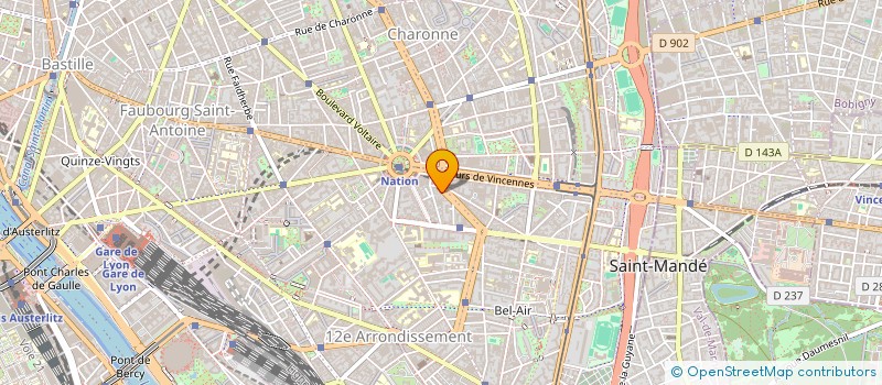 localisation de l'entreprise LA COLOC A SONS  PARIS