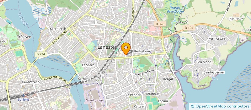 localisation de l'entreprise LA COLOC DES CREATEURS  LANESTER