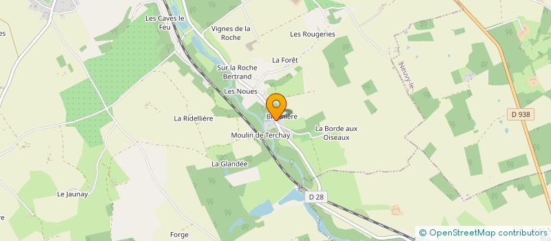 localisation de l'entreprise LA COLOCANINE  BUEIL EN TOURAINE