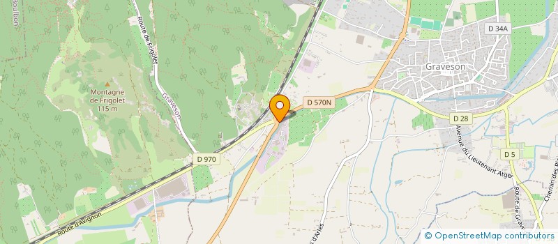 localisation de l'entreprise LA COLOMBE  GRAVESON