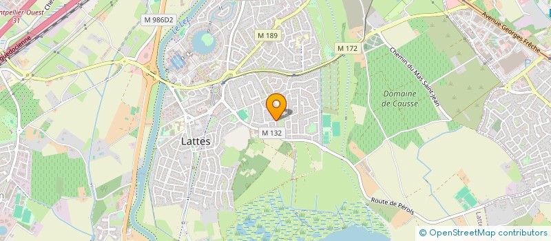 localisation de l'entreprise LA COLOMBE à LATTES