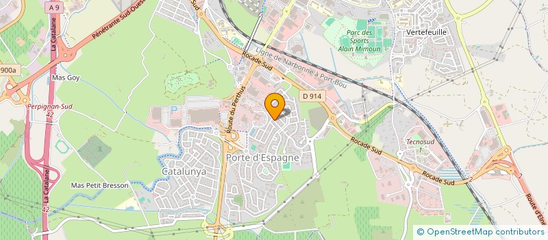 localisation de l'entreprise LA COLOMBE  PERPIGNAN