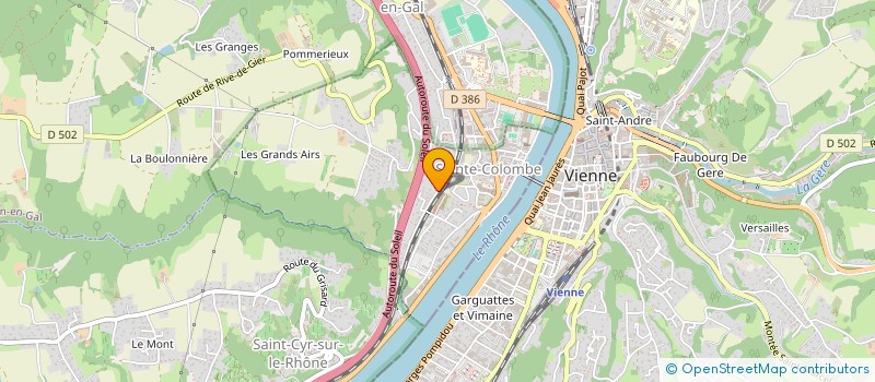 localisation de l'entreprise LA COLOMBE  SAINTE-COLOMBE