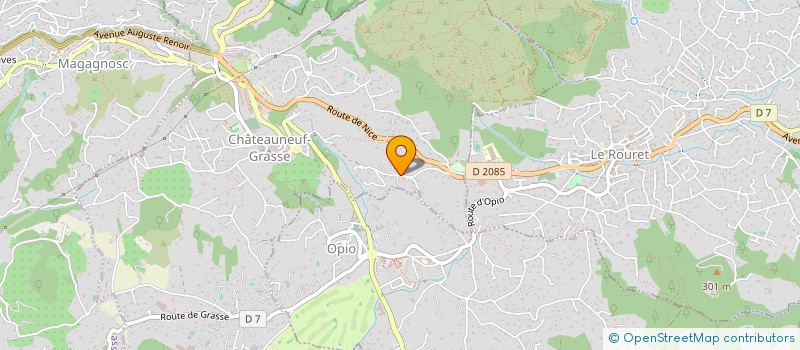 localisation de l'entreprise LA COLOMBE  CHATEAUNEUF-GRASSE