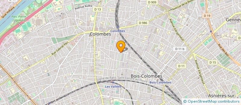 localisation de l'entreprise LA COLOMBE à COLOMBES
