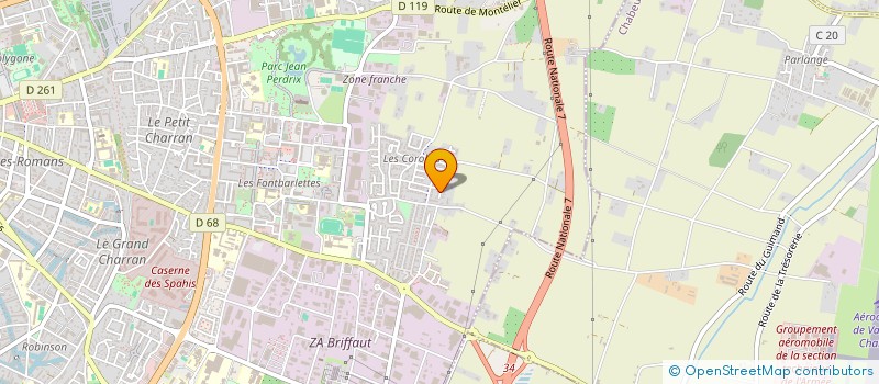 localisation de l'entreprise LA COLOMBE  VALENCE