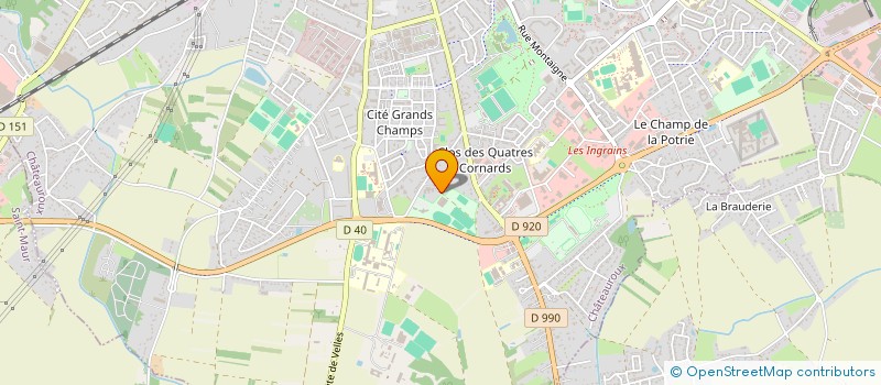 localisation de l'entreprise LA COLOMBE à CHATEAUROUX