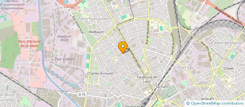 localisation de l'entreprise LA COLOMBE DE L'ATLAS  REIMS