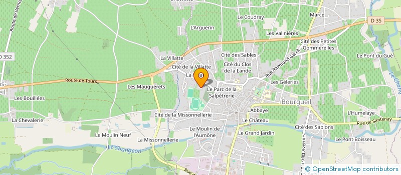 localisation de l'entreprise LA COLOMBE IV à BOURGUEIL