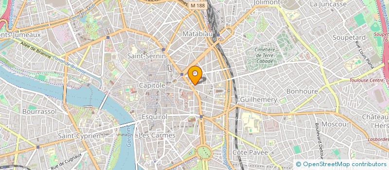 localisation de l'entreprise LA COLOMBETTE 3  TOULOUSE