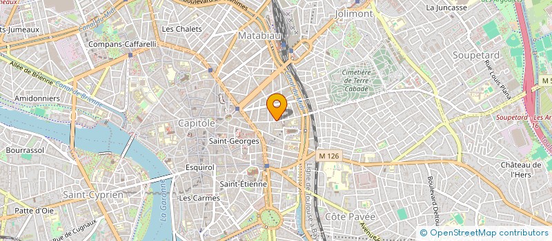 localisation de l'entreprise LA COLOMBETTE  TOULOUSE