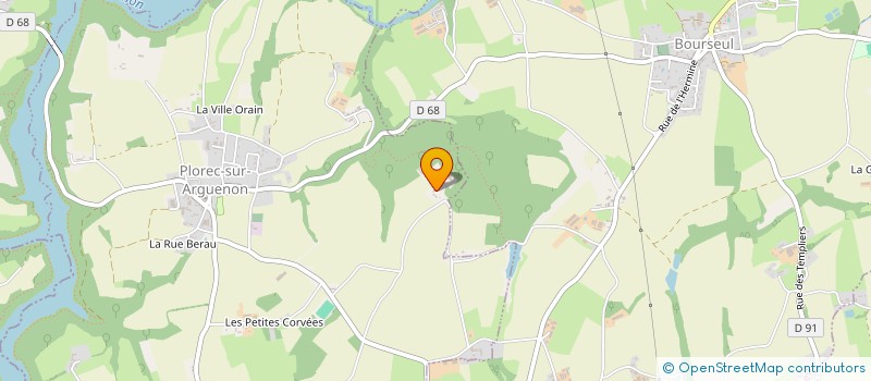 localisation de l'entreprise LA COLOMBIERE  PLOREC-SUR-ARGUENON