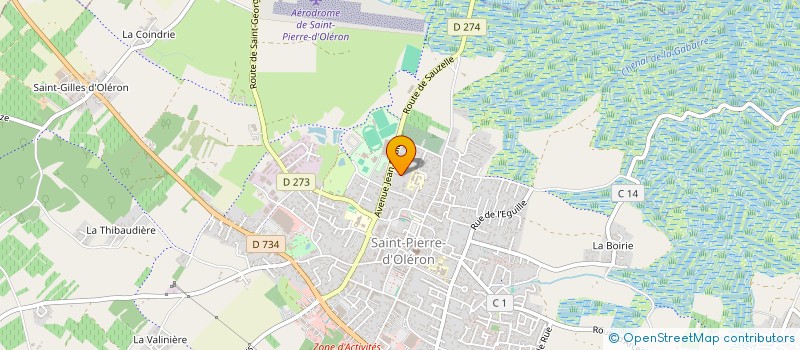 localisation de l'entreprise LA COLOMBIERE  SAINT-PIERRE-D OLERON