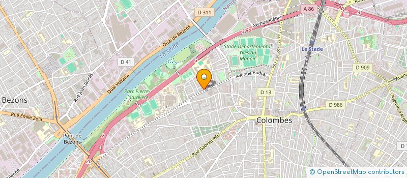 localisation de l'entreprise LA COLOMBINE à COLOMBES