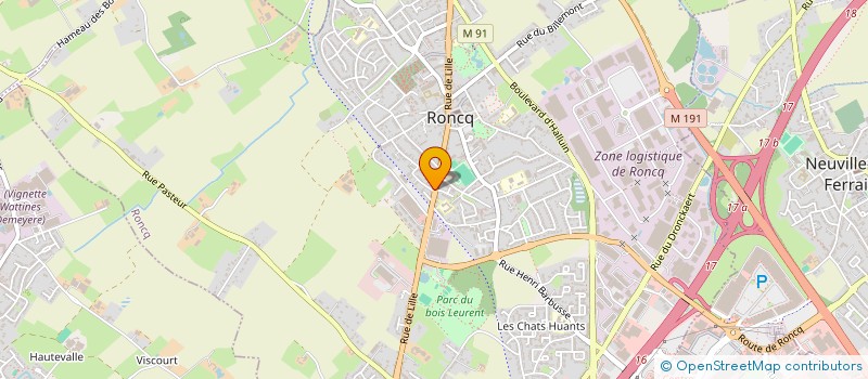 localisation de l'entreprise LA COLOMBOPHILE  RONCQ