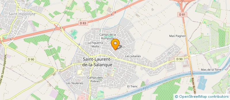 localisation de l'entreprise LA COLOMINA  SAINT-LAURENT-DE-LA-SALANQUE