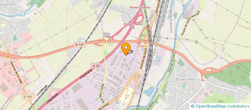 localisation de l'entreprise LA COLONIE  POITIERS