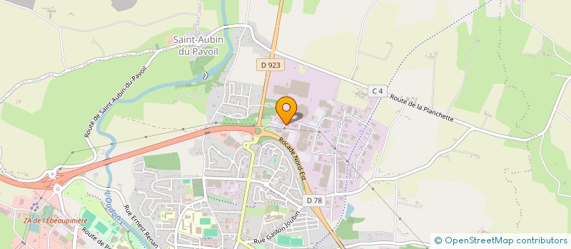 localisation de l'entreprise LA COLONNADE  SEGRE-EN-ANJOU BLEU