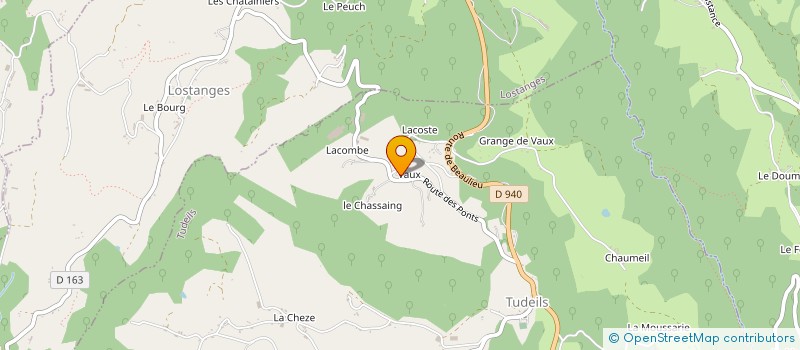 localisation de l'entreprise LA COLOQUINTE  TUDEILS