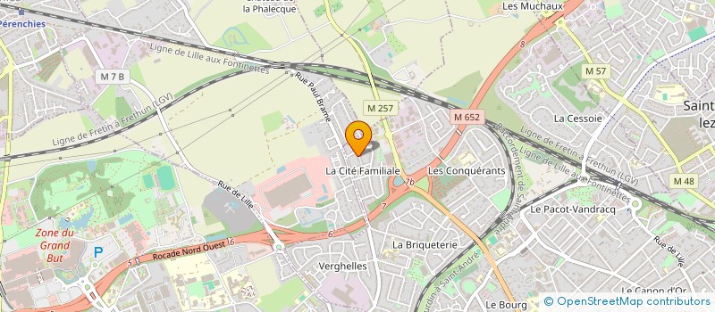 localisation de l'entreprise LA COM' ASS' à LAMBERSART